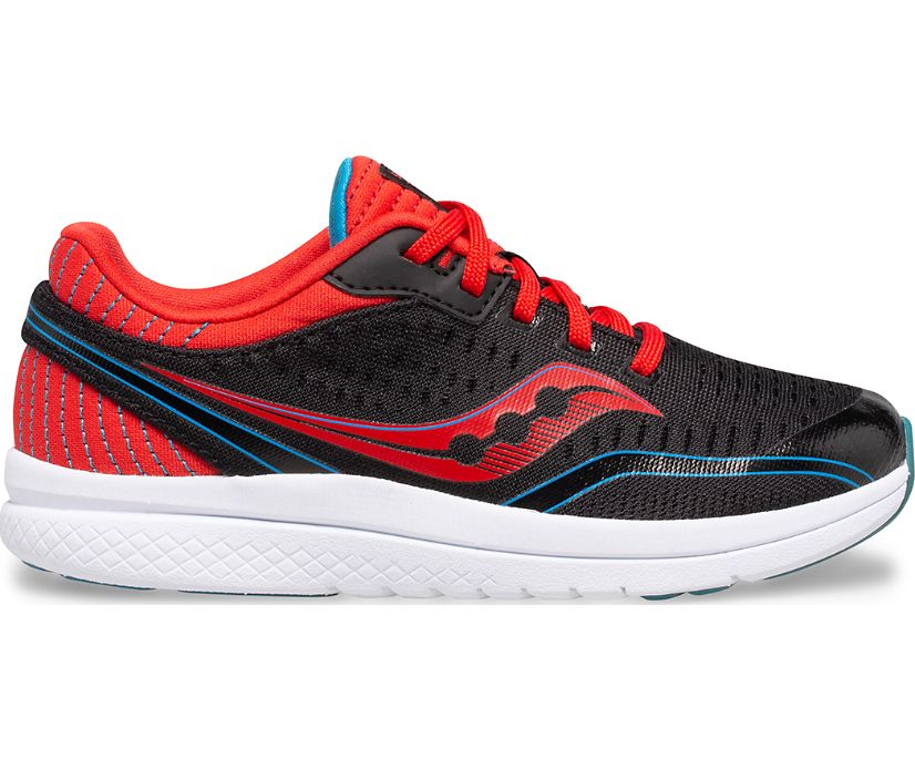 Gyerek Saucony Kinvara 11 Tornacipő Fekete Piros Kék | HU 625PJJ